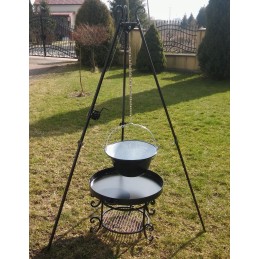 Vengriškas emaliuotas katilas, 10 litrų, pakabinamas