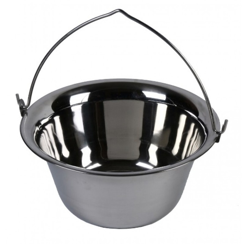 Vengriškas katilas, nerūdijančio plieno puodas, 14 litrų