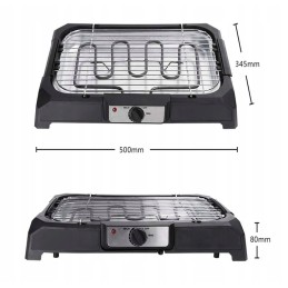 Nedūminis elektrinis grilis balkono terasos sodui