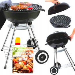 Grill with lid for even shorter food preparation times!