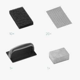 Grill surface cleaning kit - grate (32 pieces)