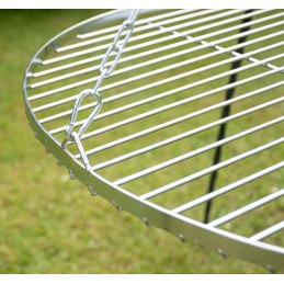 ➡️ Chromuotos grilio grotelės fi 70, apvalios, pakabinamos