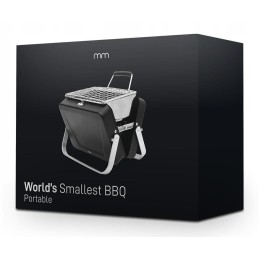 Nešiojama maža mini turistinė kepsninė 18 × 6 × 15,5 cm portfelyje, mažiausia