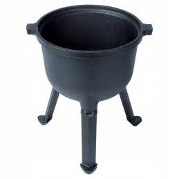 Originalus sunkus Vildės katilas su dangčiu ir laikikliu 4 litrų talpos židiniui