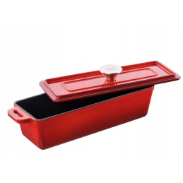 Kepimo indas su dangčiu 1 7l raudonas grandfeu