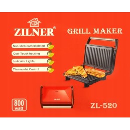 Elektrinis grilis 800w Zilner ZL 520