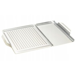 Gourmeo grilio grotelės su rankenomis 40 x 30 cm