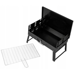 ⭐⭐Sodo anglies grotelių nešiojamas turistinis lagaminas + grotelės + priedai⭐⭐