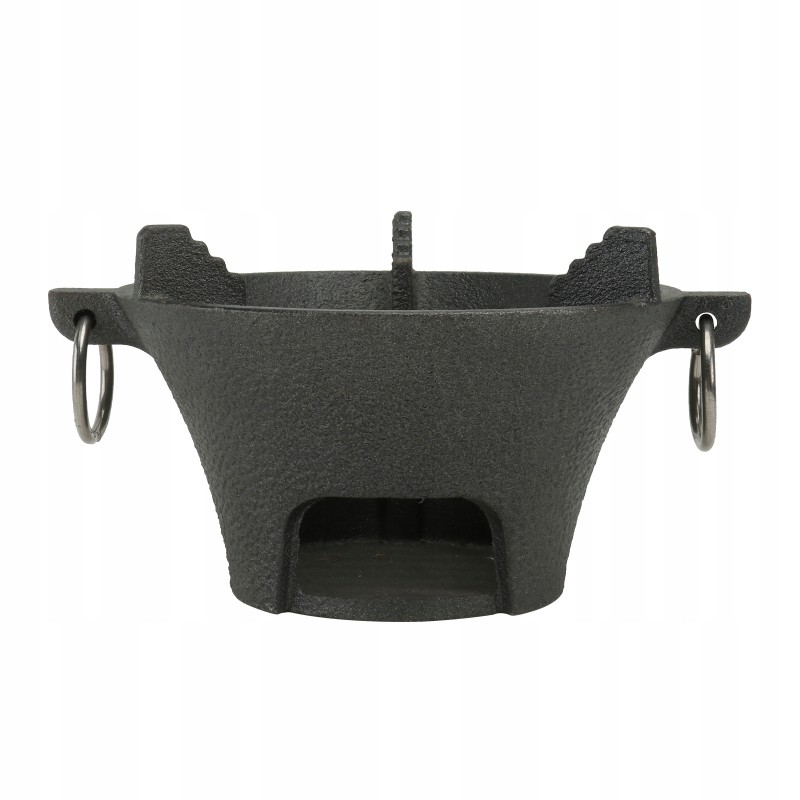 Mini kepsninė su anglimis iškylai ir stovyklavimui