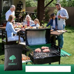 Universalus Landmann dujinio grilio grilio dangtis, 170x61x117 cm, didelis