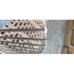 Nerūdijančio plieno grotelės 60 cm su grandine