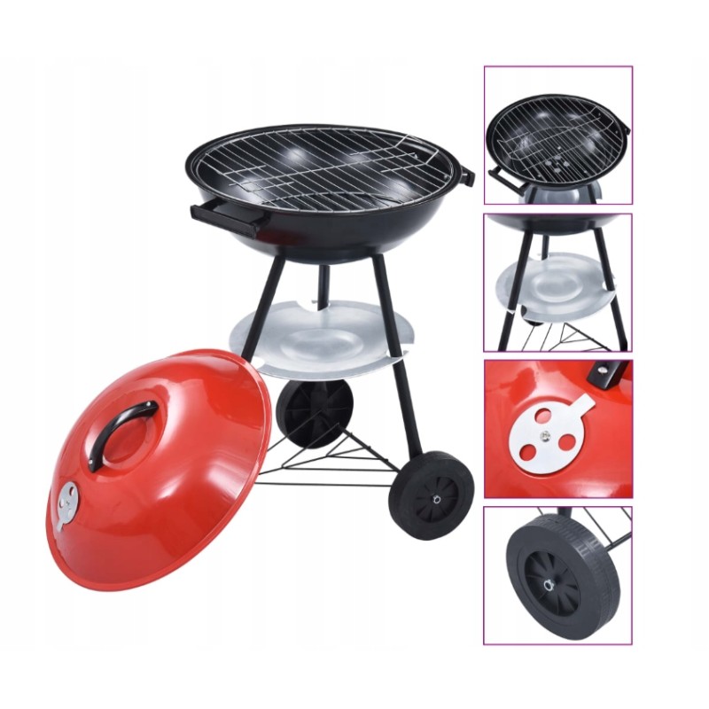 Nešiojama sodo kepsninė su anglimis