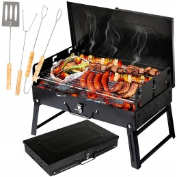 Penkių žvaigždučių grilis&chill anglies grilis 42 x 25 cm – geriausias pasirinkimas grilio entuziastams!