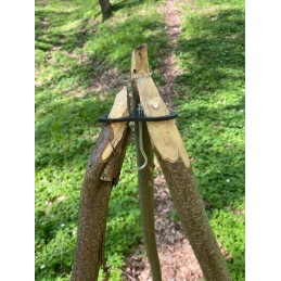 Turistinio trikojo išgyvenimo grilio katilas 3l