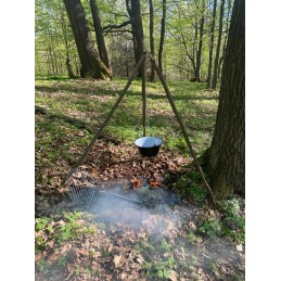 Turistinio trikojo išgyvenimo grilio katilas 3l