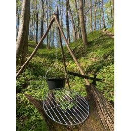 Turistinio trikojo išgyvenimo grilio katilas 3l