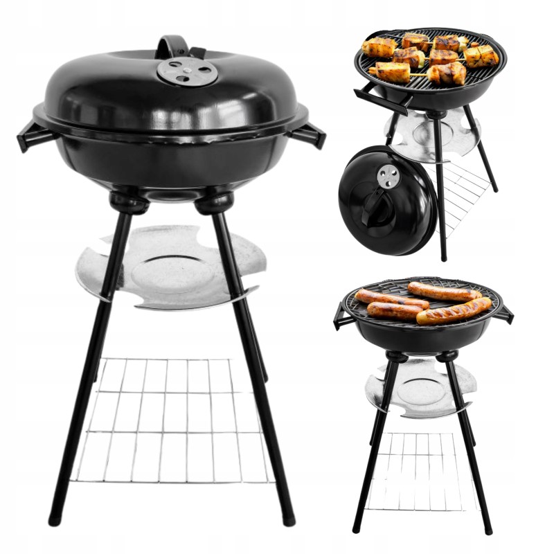 Anglies kepsninė su dangteliu, apvaliomis grotelėmis ir ventiliacija