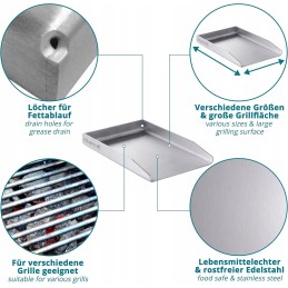 Plieninė grilio plokštė 30x40, universalus valiklis