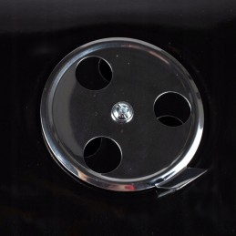 ✳ ️Uždara turistinė anglis kepsninė didelė apvali peleninė su ratukais