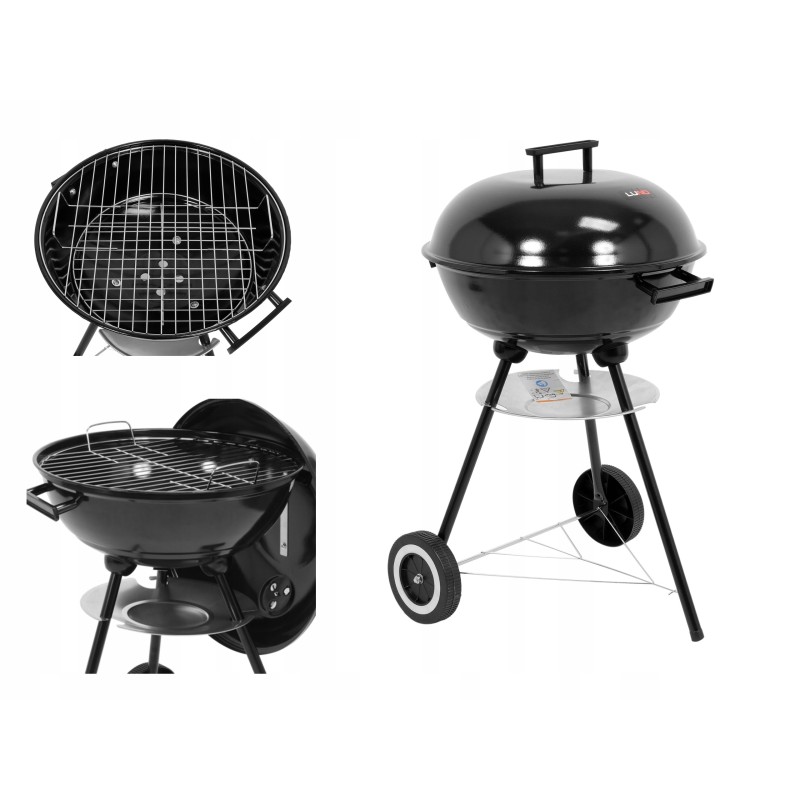 Apvalios sodo kepsninės su dangteliu ir pelenine - 99918