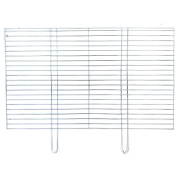 Grilio grotelės 100x60, chromuotos