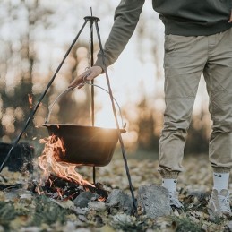 Emaliuotas 14 litrų katilas iš storos aukščiausios kokybės skardos su dangteliu!