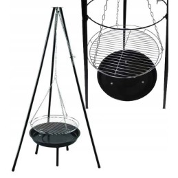 Laisvai stovinčios pakabinamos sodo kepsninės su grotelėmis