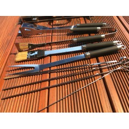 Kepsninės reikmenys grilio rinkinys 8 vnt oldman lagamino priedai dovana