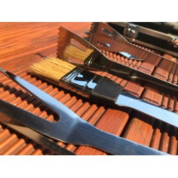 Kepsninės reikmenys grilio rinkinys 8 vnt oldman lagamino priedai dovana