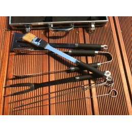 Kepsninės reikmenys grilio rinkinys 8 vnt oldman lagamino priedai dovana