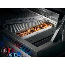 Rūkykla Napoleon, nerūdijančio plieno rūkykla medienos drožlėms