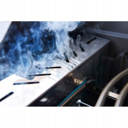 Rūkykla Napoleon, nerūdijančio plieno rūkykla medienos drožlėms