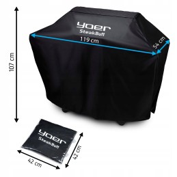 Yoer GG03s dujinės grilio dangtis