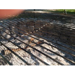 Nikeliuotos apvalios pakabinamos grotelės fi70