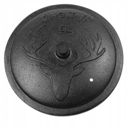 Ketaus katilas 5 litrų, medžioklės puodas, laužo kepsnys, ypač kokybiška