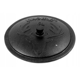 Ketaus katilas 5 litrų, medžioklės puodas, laužo kepsnys, ypač kokybiška