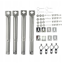 ⭐4 dujinis grilio vamzdžių degiklis, skirtas anglies kepimui⭐