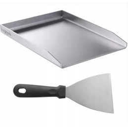 Universali plieninė grilio plokštė 30x40