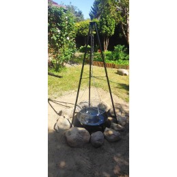 Grilis kabantis ant trikojo, grotelės 46cm