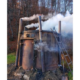Medžio anglis 15 kg Gastro kepsninei Bieszczady grilio anglis