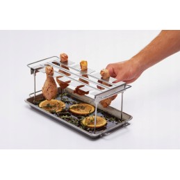 „Broil king“ – blauzdelių grotelės su kepsnine