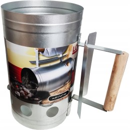 Chimney for lighting the grill