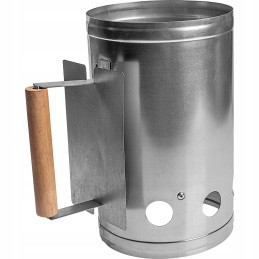 Chimney for lighting the grill