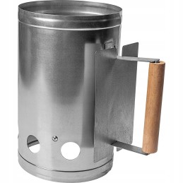Chimney for lighting the grill