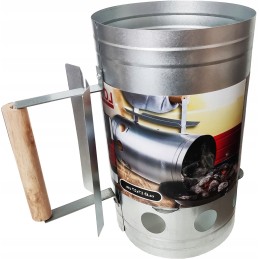 Chimney for lighting the grill