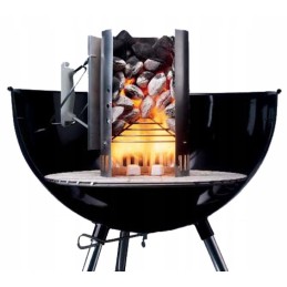 Chimney for lighting the grill