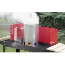 Chimney for lighting the grill