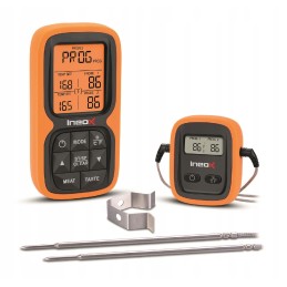 Termometras 2 zondai, grilio rūkykla bbq ineox tk 20
