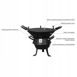 Ketaus anglies grilis, statine 36cm, Activa