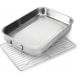 Stainless steel roaster with napoleon separator